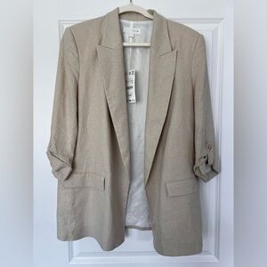 Zara Linen Blazer